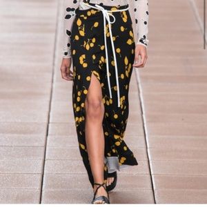 Philip Lim - cherry print maxi skirt, size 8